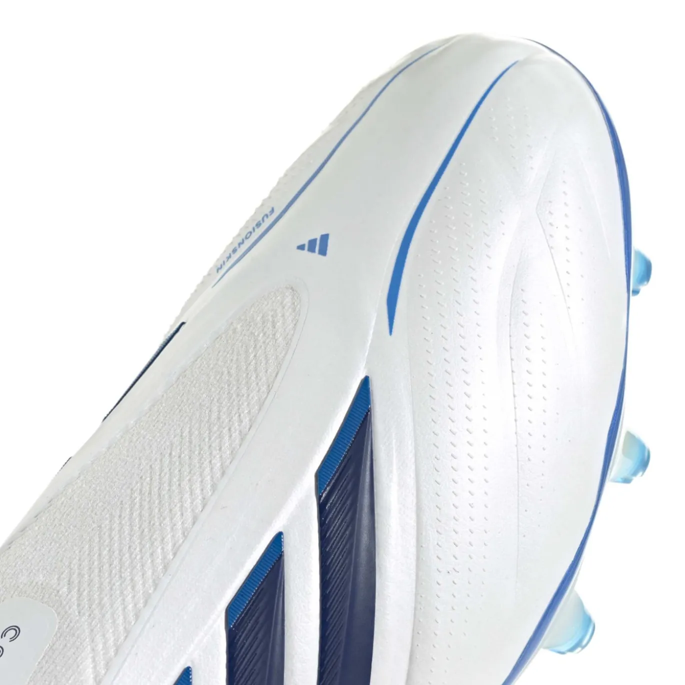 adidas Copa Pure IV Elite Veterloze Gras Voetbalschoenen (FG) Wit Blauw Donkerblauw