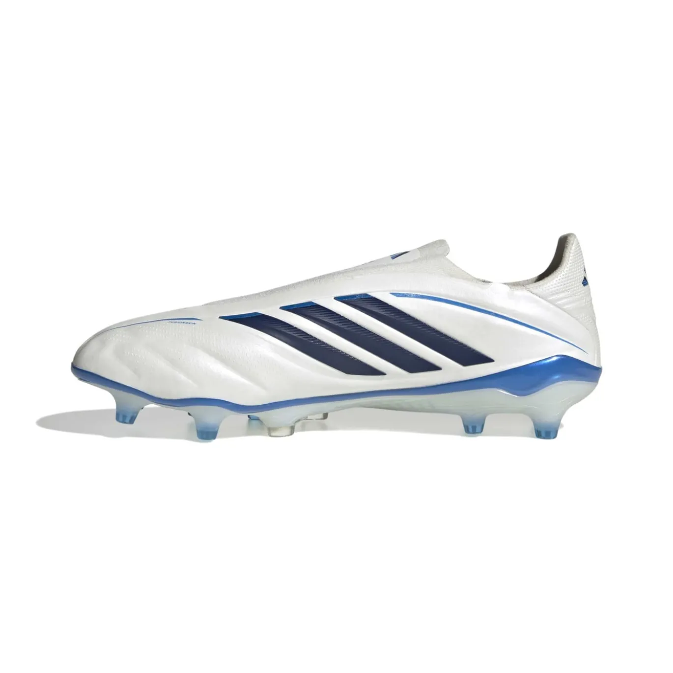 adidas Copa Pure IV Elite Veterloze Gras Voetbalschoenen (FG) Wit Blauw Donkerblauw