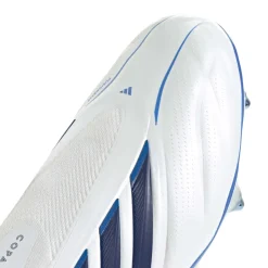 adidas Copa Pure IV Elite Veterloze IJzeren-Nop Voetbalschoenen (SG) Wit Blauw Donkerblauw