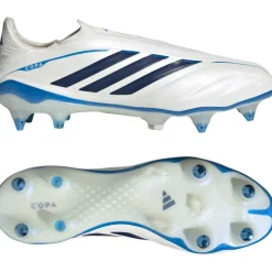 adidas Copa Pure IV Elite Veterloze IJzeren-Nop Voetbalschoenen (SG) Wit Blauw Donkerblauw