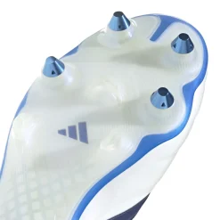 adidas Copa Pure IV Elite Veterloze IJzeren-Nop Voetbalschoenen (SG) Wit Blauw Donkerblauw