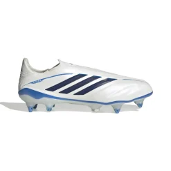 adidas Copa Pure IV Elite Veterloze IJzeren-Nop Voetbalschoenen (SG) Wit Blauw Donkerblauw