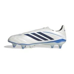 adidas Copa Pure IV Elite Veterloze IJzeren-Nop Voetbalschoenen (SG) Wit Blauw Donkerblauw