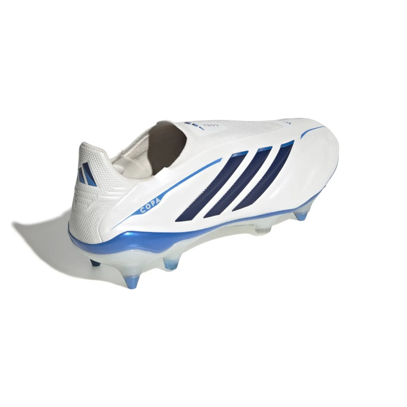 adidas Copa Pure IV Elite Veterloze IJzeren-Nop Voetbalschoenen (SG) Wit Blauw Donkerblauw