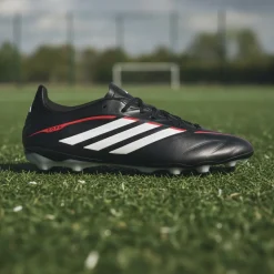 adidas Copa Pure IV League Gras Voetbalschoenen (FG) Zwart Wit Rood