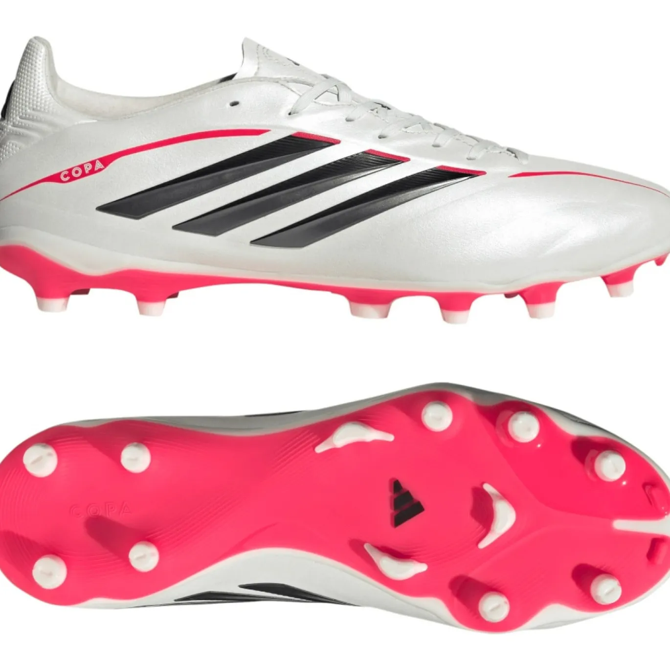 adidas Copa Pure IV League Gras Voetbalschoenen (FG) Wit Zwart Rood
