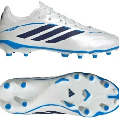 adidas Copa Pure IV League Gras Voetbalschoenen (FG) Kids Wit Blauw Donkerblauw