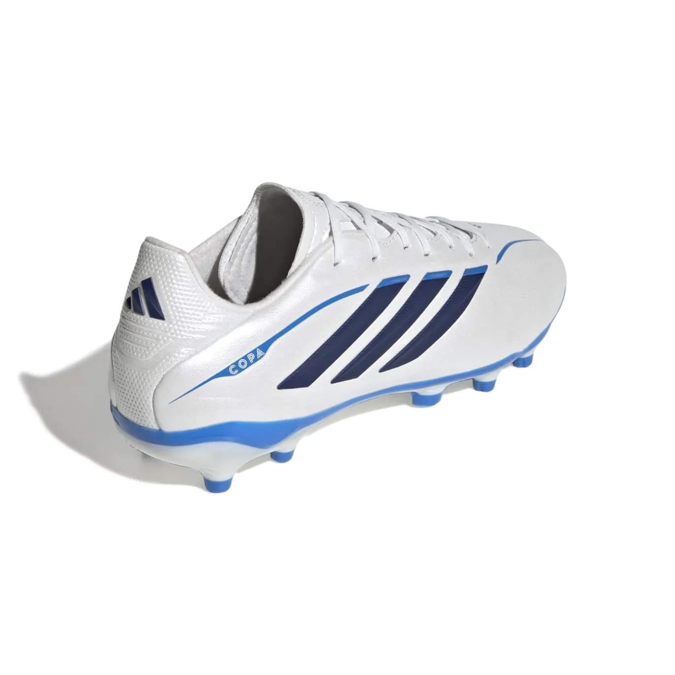 adidas Copa Pure IV League Gras Voetbalschoenen (FG) Kids Wit Blauw Donkerblauw