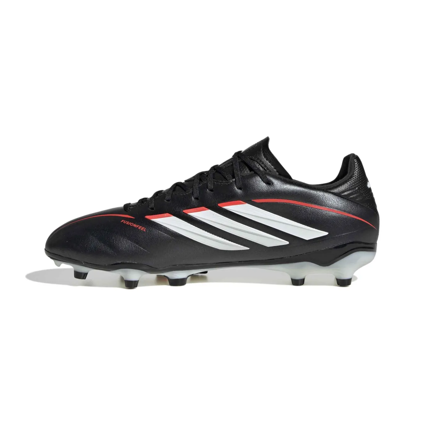 adidas Copa Pure IV League Gras Voetbalschoenen (FG) Kids Zwart Wit Rood