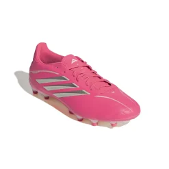 adidas Copa Pure IV League Gras Voetbalschoenen (FG) Felroze Zilver Wit