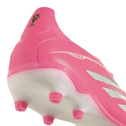 adidas Copa Pure IV League Gras Voetbalschoenen (FG) Felroze Zilver Wit