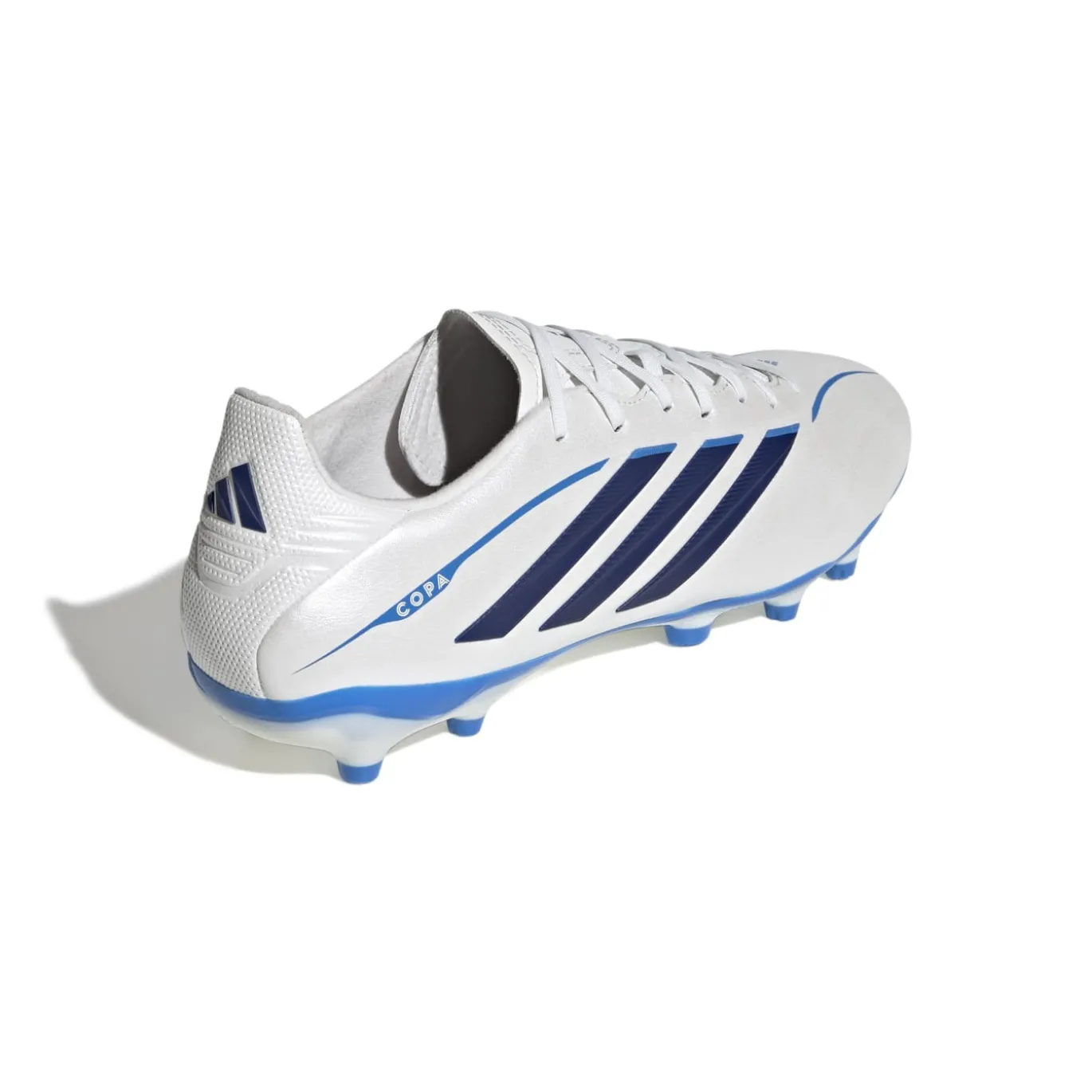 adidas Copa Pure IV League Gras Voetbalschoenen (FG) Wit Blauw Donkerblauw