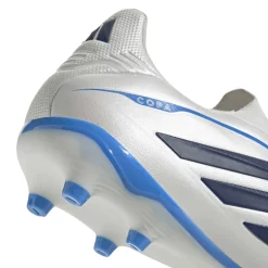 adidas Copa Pure IV League Veterloze Gras Voetbalschoenen (FG) Wit Blauw Donkerblauw