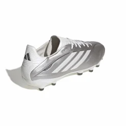 adidas Copa Pure IV Pro Gras Voetbalschoenen (FG) Zilver Wit Donkergrijs
