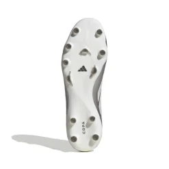 adidas Copa Pure IV Pro Gras Voetbalschoenen (FG) Zilver Wit Donkergrijs