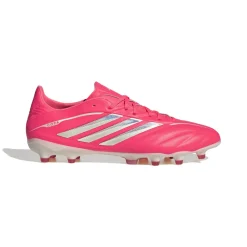 adidas Copa Pure IV Pro Gras Voetbalschoenen (FG) Felroze Zilver Wit