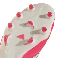 adidas Copa Pure IV Pro Gras Voetbalschoenen (FG) Felroze Zilver Wit