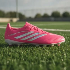 adidas Copa Pure IV Pro Gras Voetbalschoenen (FG) Felroze Zilver Wit