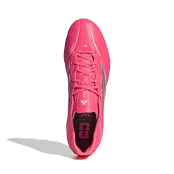 adidas Copa Pure IV Pro Gras Voetbalschoenen (FG) Felroze Zilver Wit