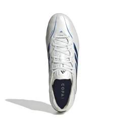 adidas Copa Pure IV Pro Gras Voetbalschoenen (FG) Wit Blauw Donkerblauw