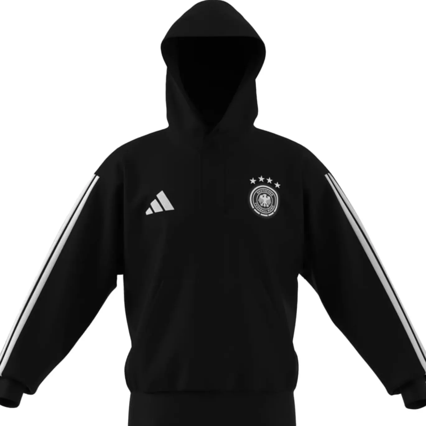adidas Duitsland DNA Hoodie 2026-2028 Zwart Wit