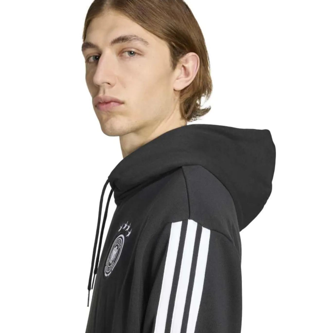 adidas Duitsland DNA Hoodie 2026-2028 Zwart Wit