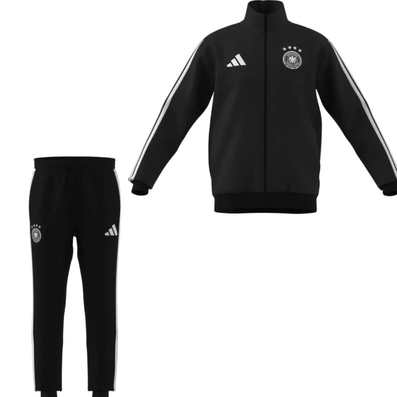 adidas Duitsland DNA Trainingspak Full-Zip 2026-2028 Zwart Wit