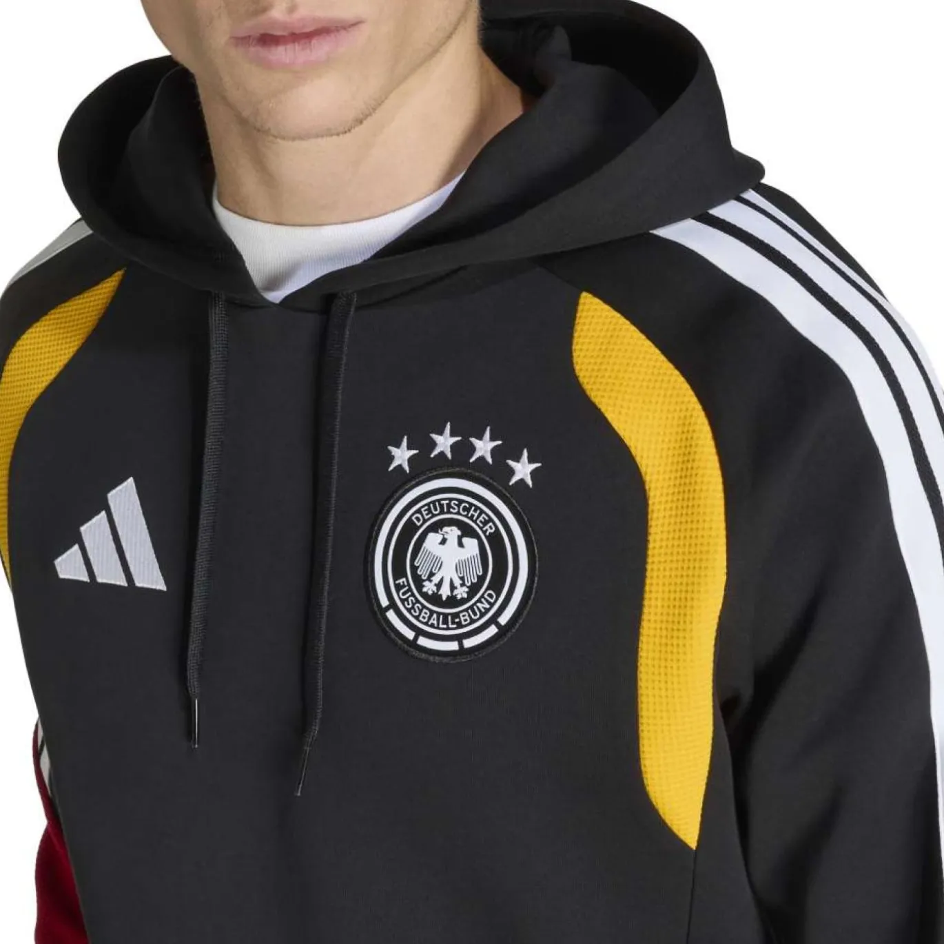 adidas Duitsland Hoodie 2026-2028 Zwart Wit