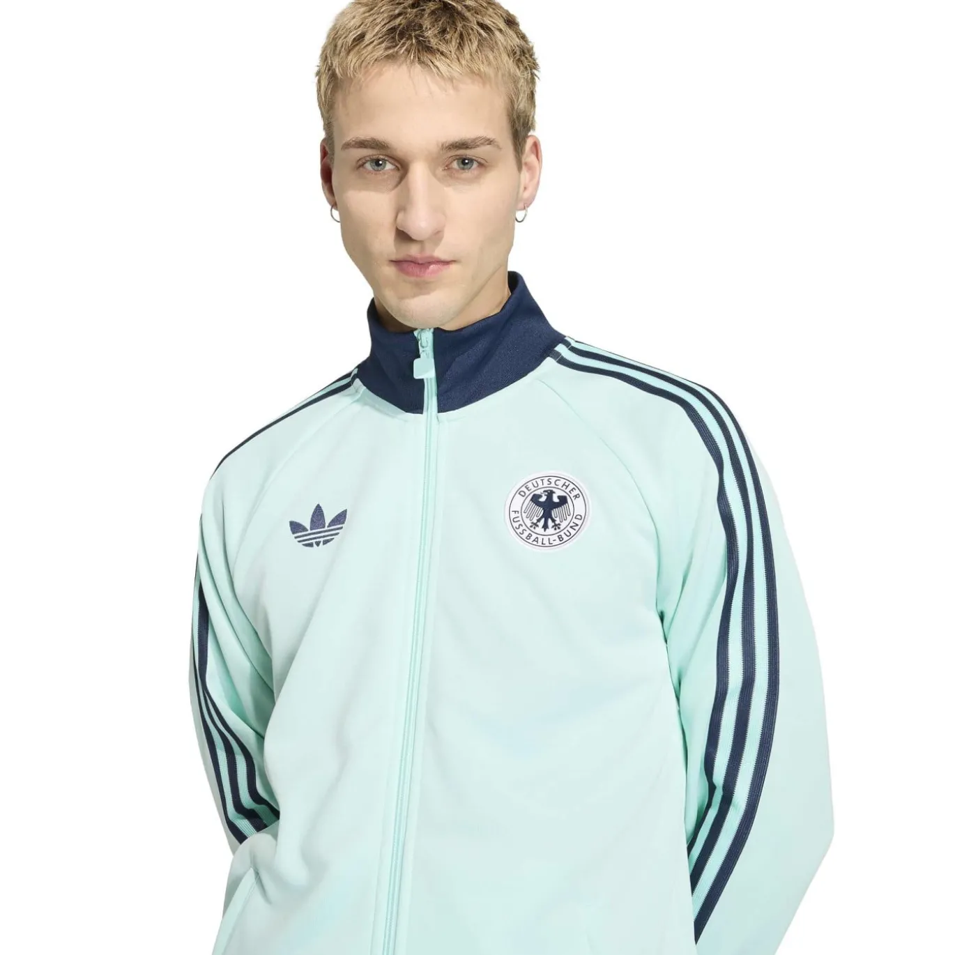 adidas Duitsland Originals Trainingspak Lichtblauw Donkerblauw