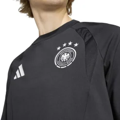 adidas Duitsland Tiro Travel T-Shirt 2026-2028 Zwart Wit