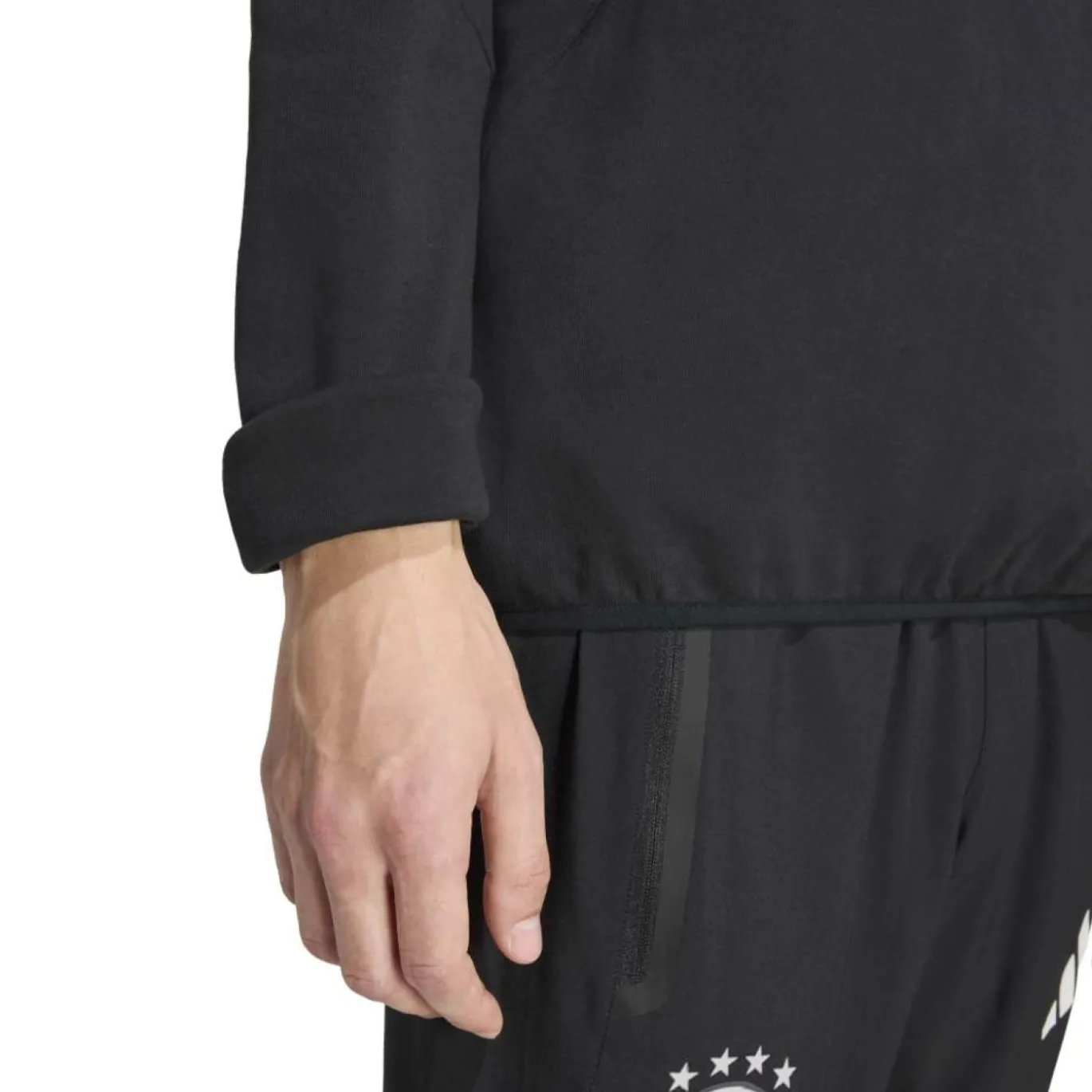 adidas Duitsland Tiro Travel Crew Trainingspak 2026-2028 Zwart Wit