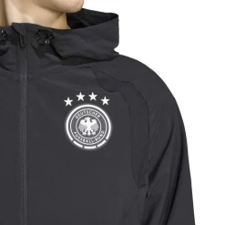 adidas Duitsland Tiro Travel Trainingsjack 2026-2028 Zwart Wit
