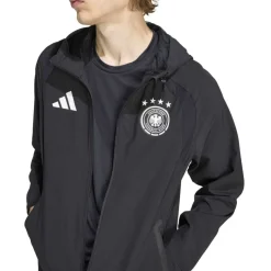 adidas Duitsland Tiro Travel Trainingspak Full-Zip 2026-2028 Zwart Wit