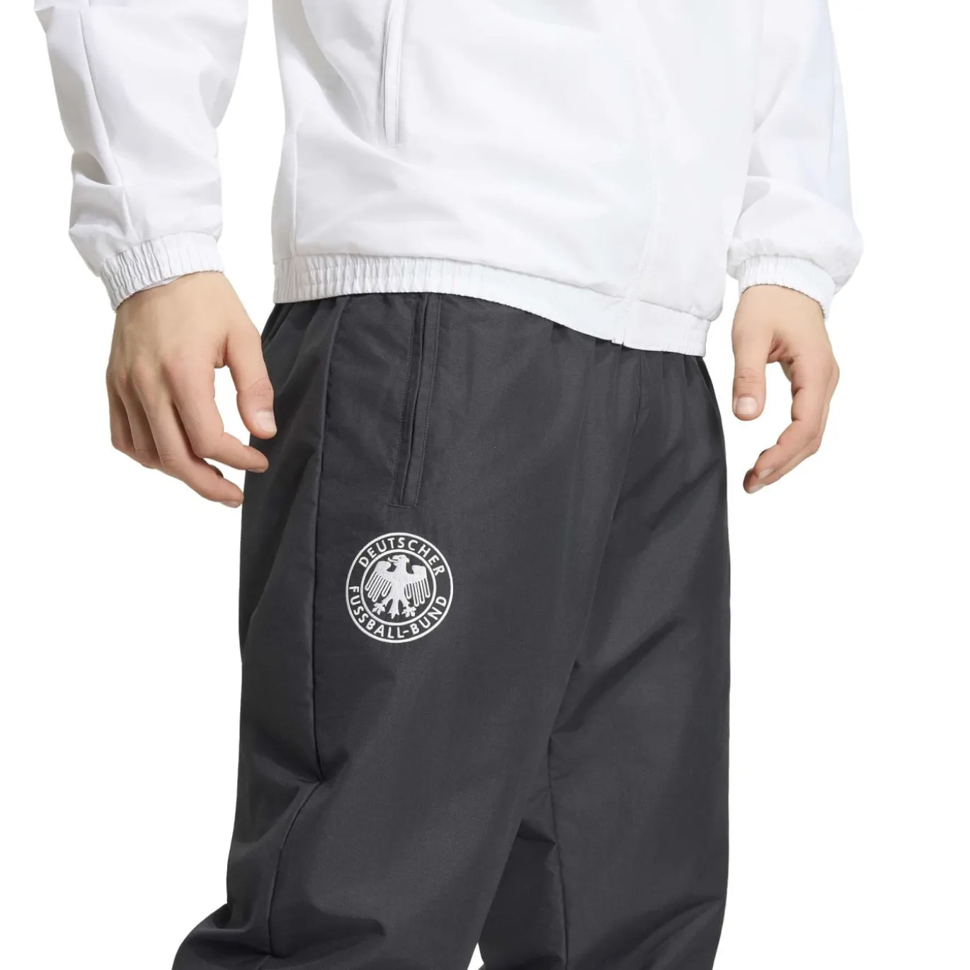 adidas Duitsland Trainingsbroek 1994 Zwart Wit Rood Geel