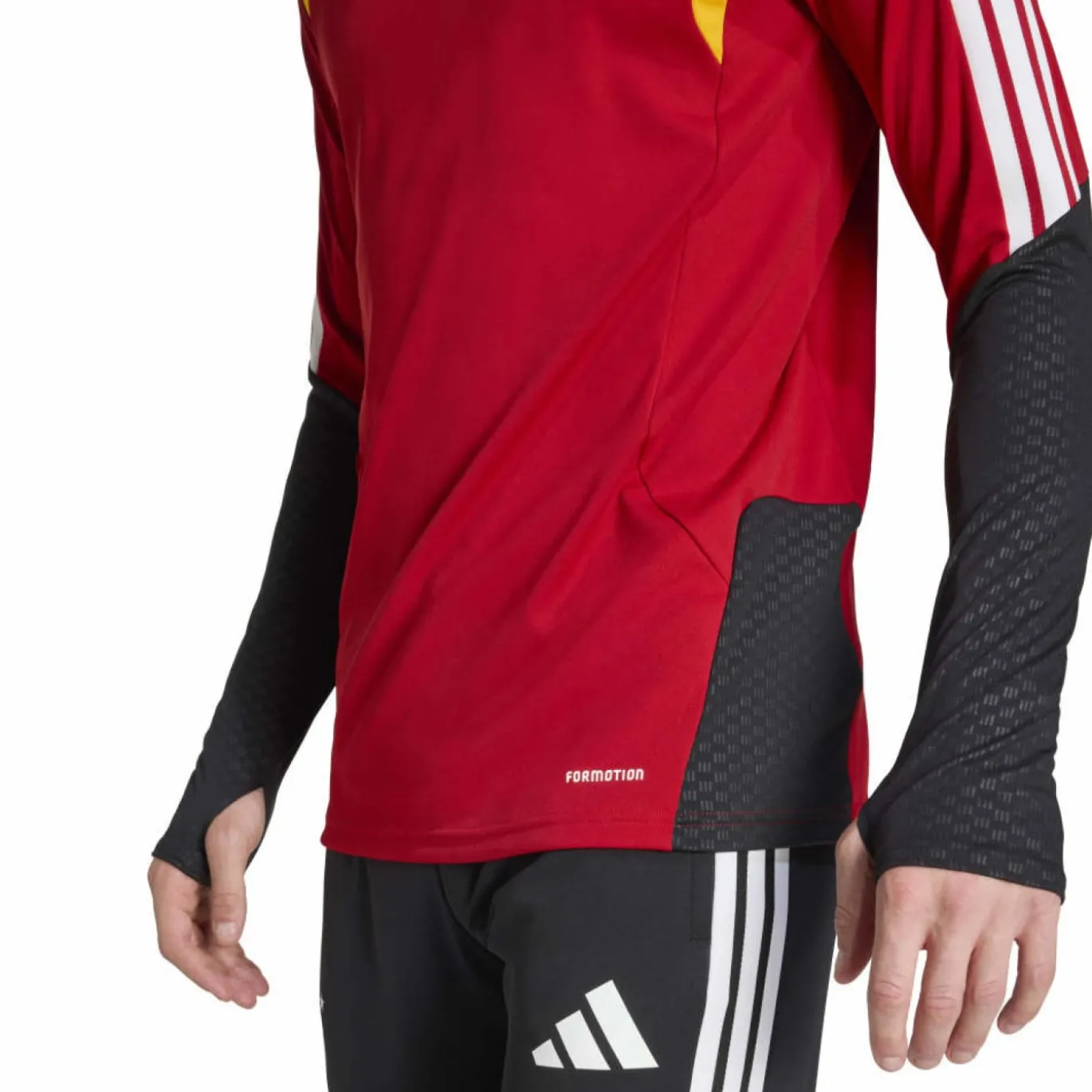adidas Duitsland Trainingspak 1/4-Zip 2026-2028 Rood Zwart