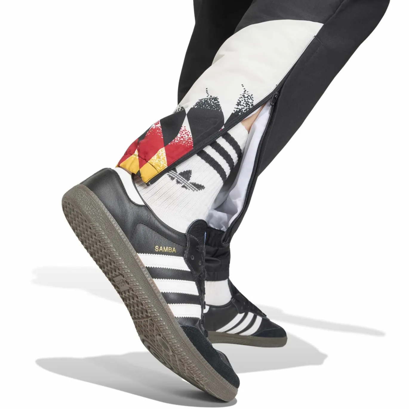 adidas Duitsland Trainingspak 1994 Wit Zwart Rood Geel