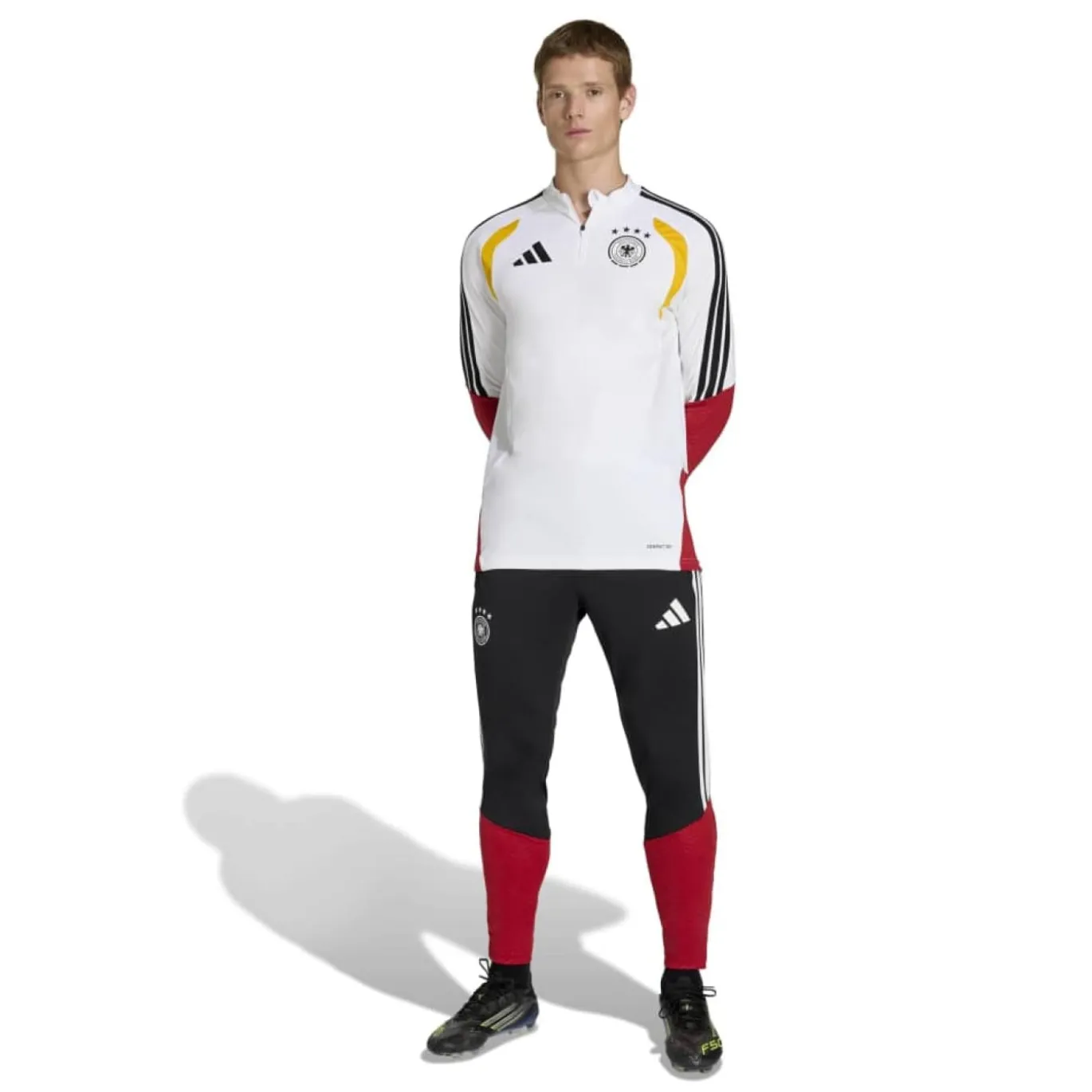 adidas Duitsland Trainingspak 1/4-Zip 2026-2028 Wit Zwart