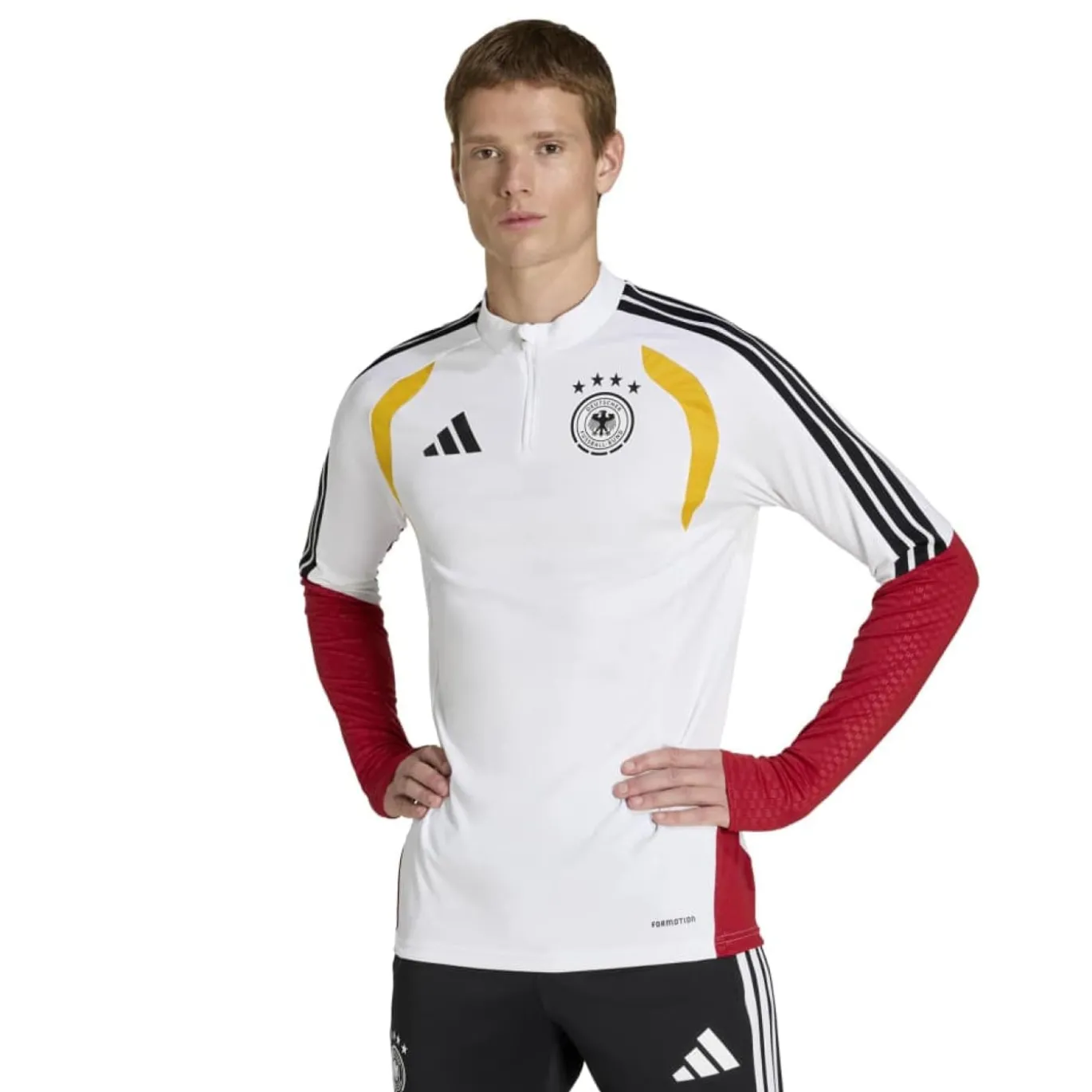 adidas Duitsland Trainingspak 1/4-Zip 2026-2028 Wit Zwart