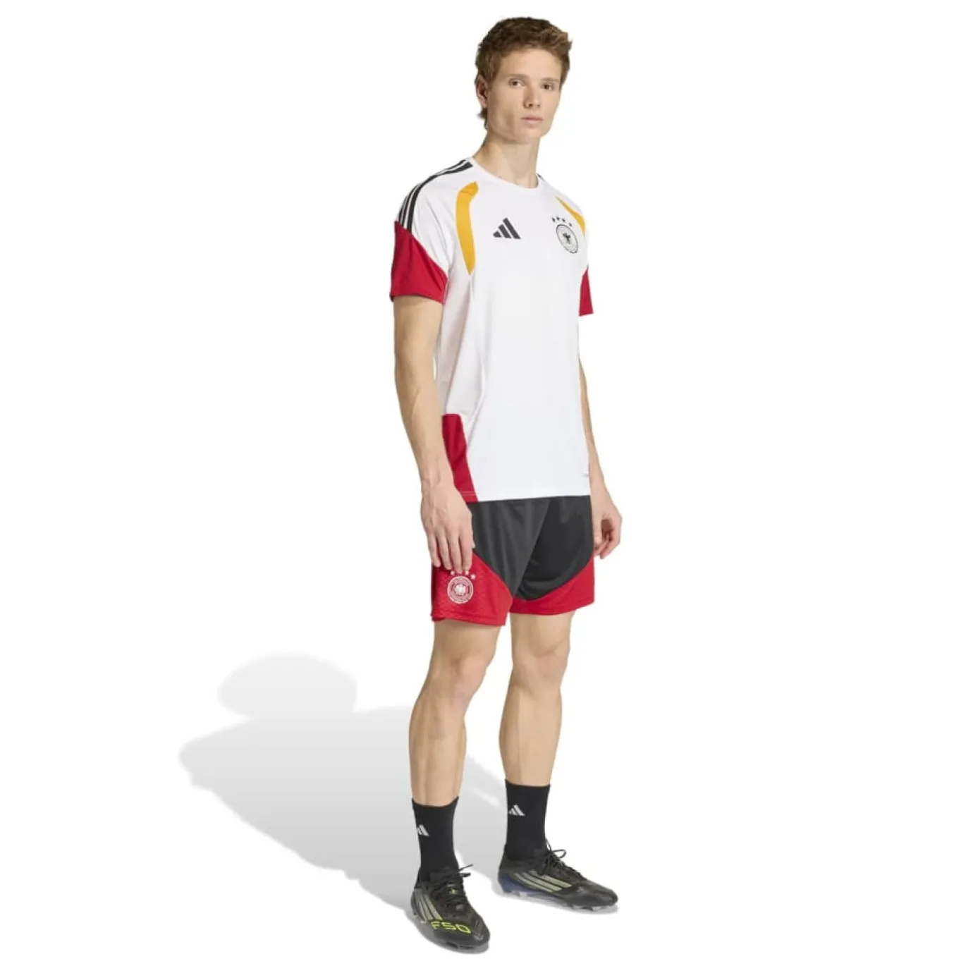 adidas Duitsland Trainingsshirt 2026-2028 Wit Zwart