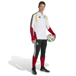 adidas Duitsland Trainingstrui 1/4-Zip 2026-2028 Wit Zwart