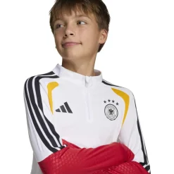 adidas Duitsland Trainingstrui 1/4-Zip 2026-2028 Kids Wit Zwart