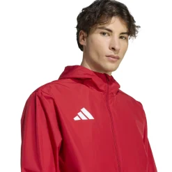 adidas Entrada 26 Allweather Trainingsjack Rood Wit