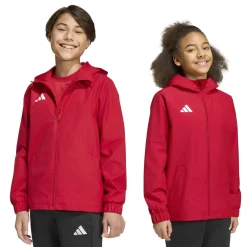 adidas Entrada 26 Allweather Trainingsjack Kids Rood Wit