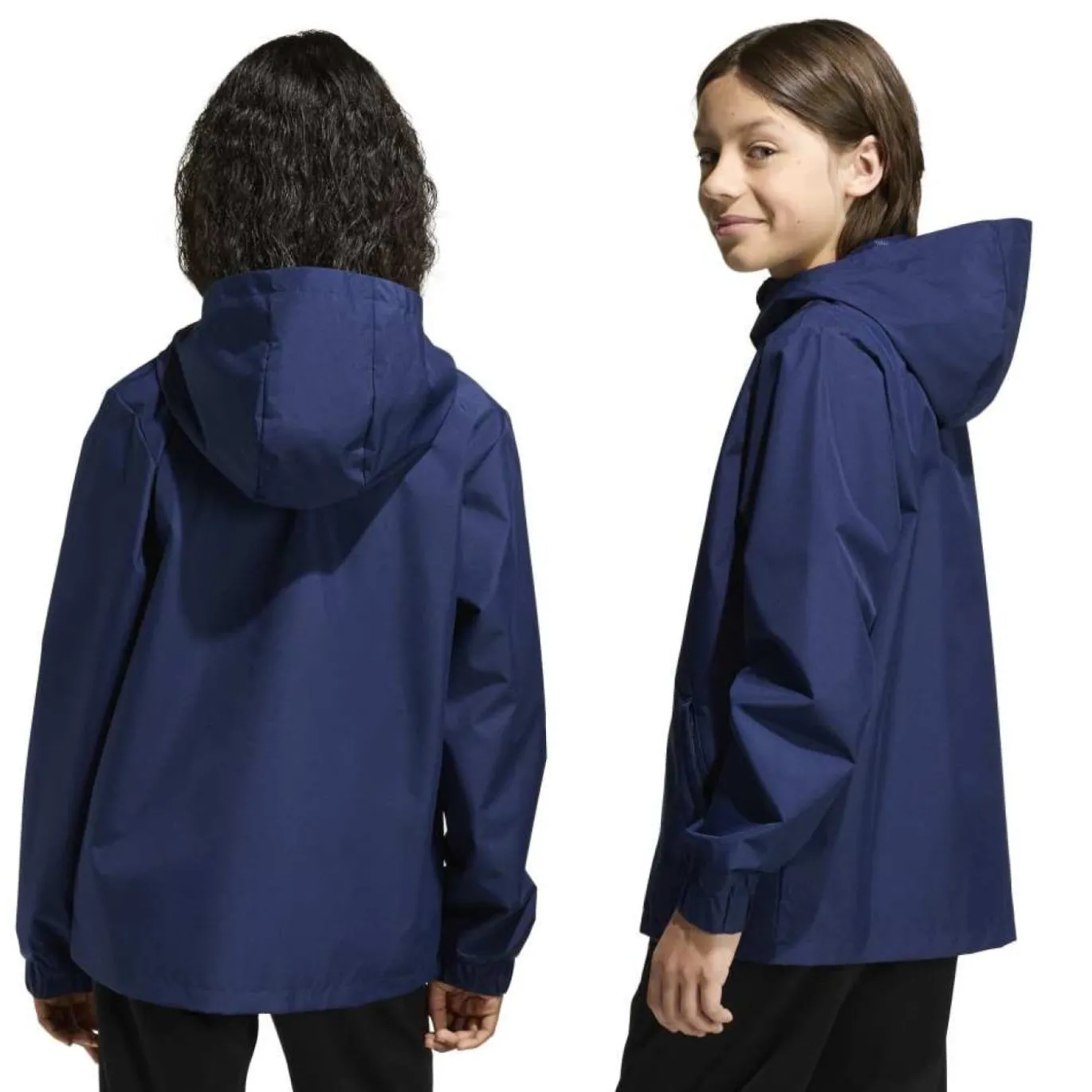 adidas Entrada 26 Allweather Trainingsjack Kids Donkerblauw Wit