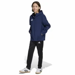 adidas Entrada 26 Allweather Trainingsjack Kids Donkerblauw Wit