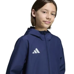 adidas Entrada 26 Allweather Trainingsjack Kids Donkerblauw Wit