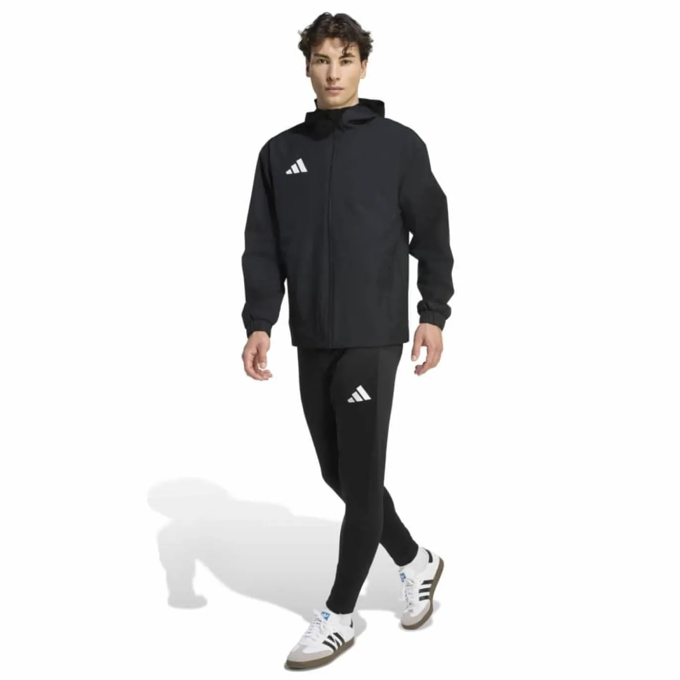 adidas Entrada 26 Allweather Trainingsjack Zwart Wit