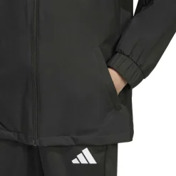adidas Entrada 26 Allweather Trainingsjack Kids Zwart Wit