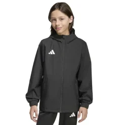 adidas Entrada 26 Allweather Trainingsjack Kids Zwart Wit