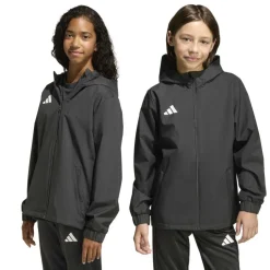 adidas Entrada 26 Allweather Trainingsjack Kids Zwart Wit